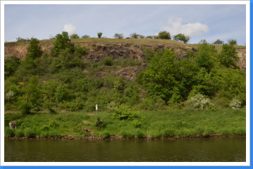 Die Brachwitzer Alpen im wildromantischen Saaletal Die Brachwitzer Alpen im wildromantischen Saaletal